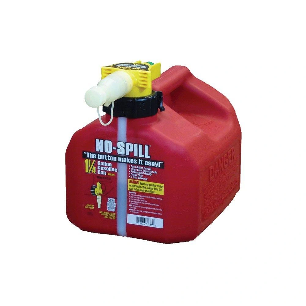 "Tanque de Gas Resistente a Derrames - 1.25 Galones: ¡Tu Seguridad, Tu Tranquilidad!"